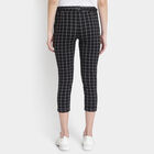 Checks Mid Rise Trousers, Black, small image number null
