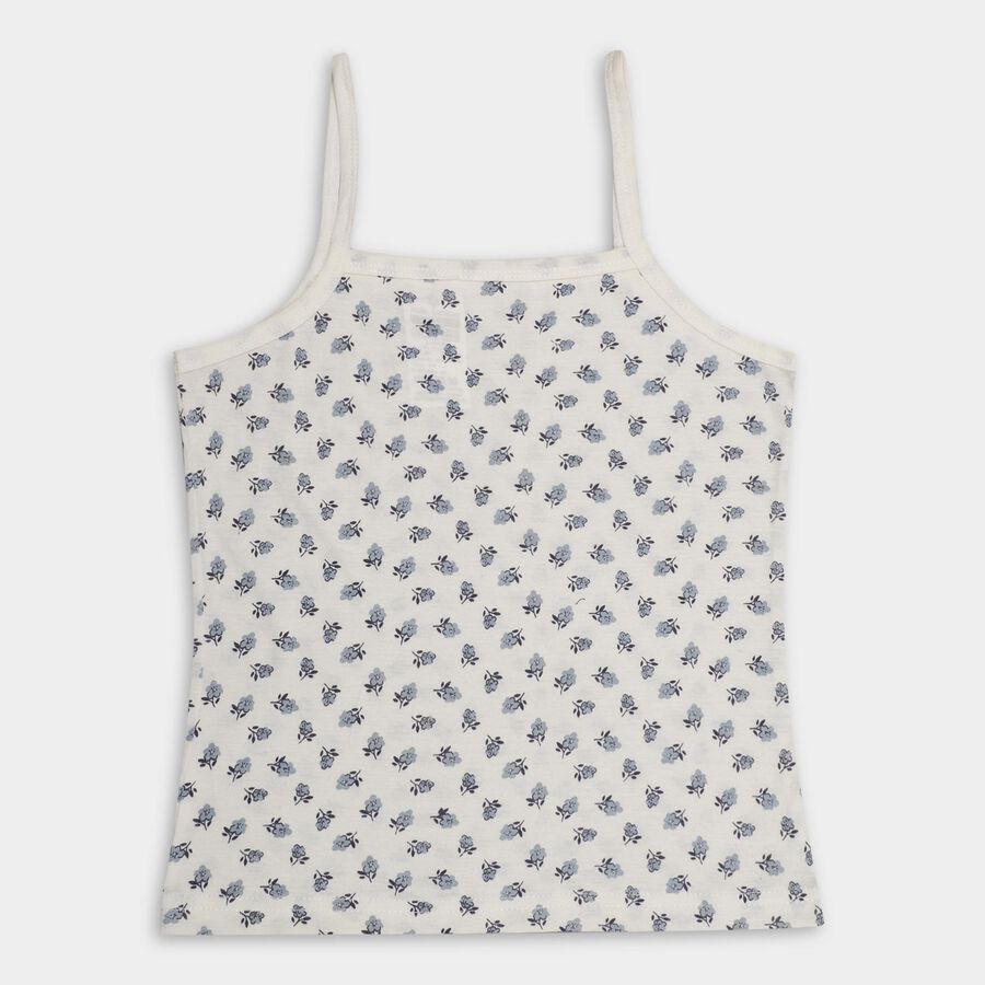 Girls' 100% Cotton Vest , Navy Blue, large image number null