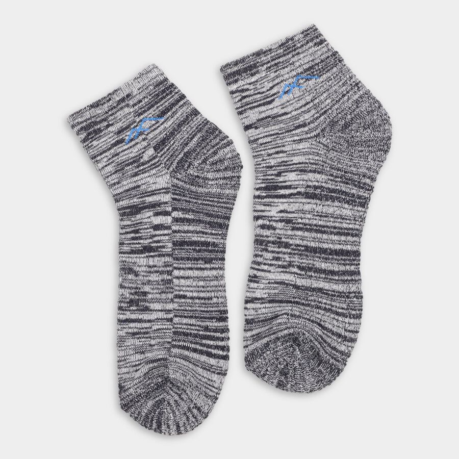 Men's Socks (Pack of 2), चारकोल, large