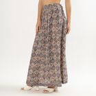 Women's Multicolor Flared Tiered Skirt, Dark Blue, small image number null