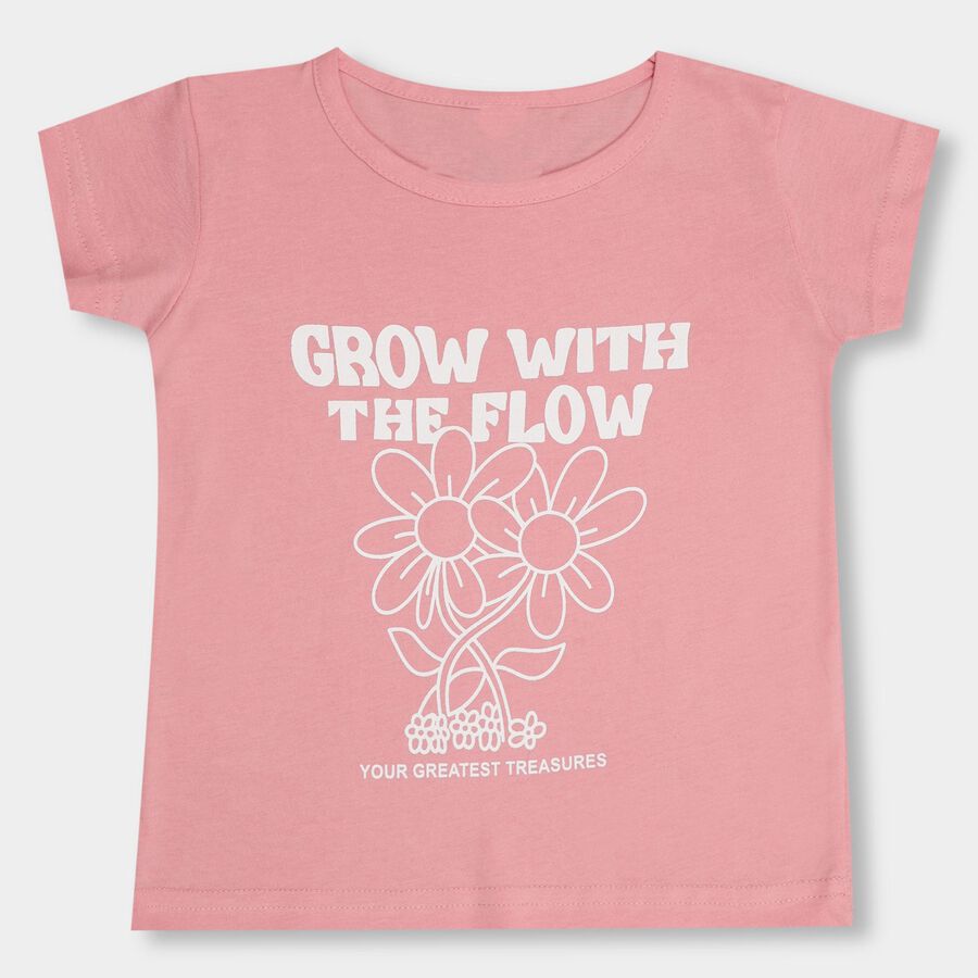 Girls' T-Shirt , Light Pink, large image number null