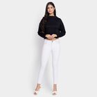 Ladies'  Crop  Top, Black, small image number null