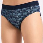 Men's 100% Cotton Brief, Navy Blue, small