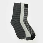 Cotton Spandex Crew Length Socks, Black, small image number null