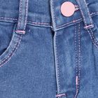 Girls' Shorts , Mid Blue, small image number null