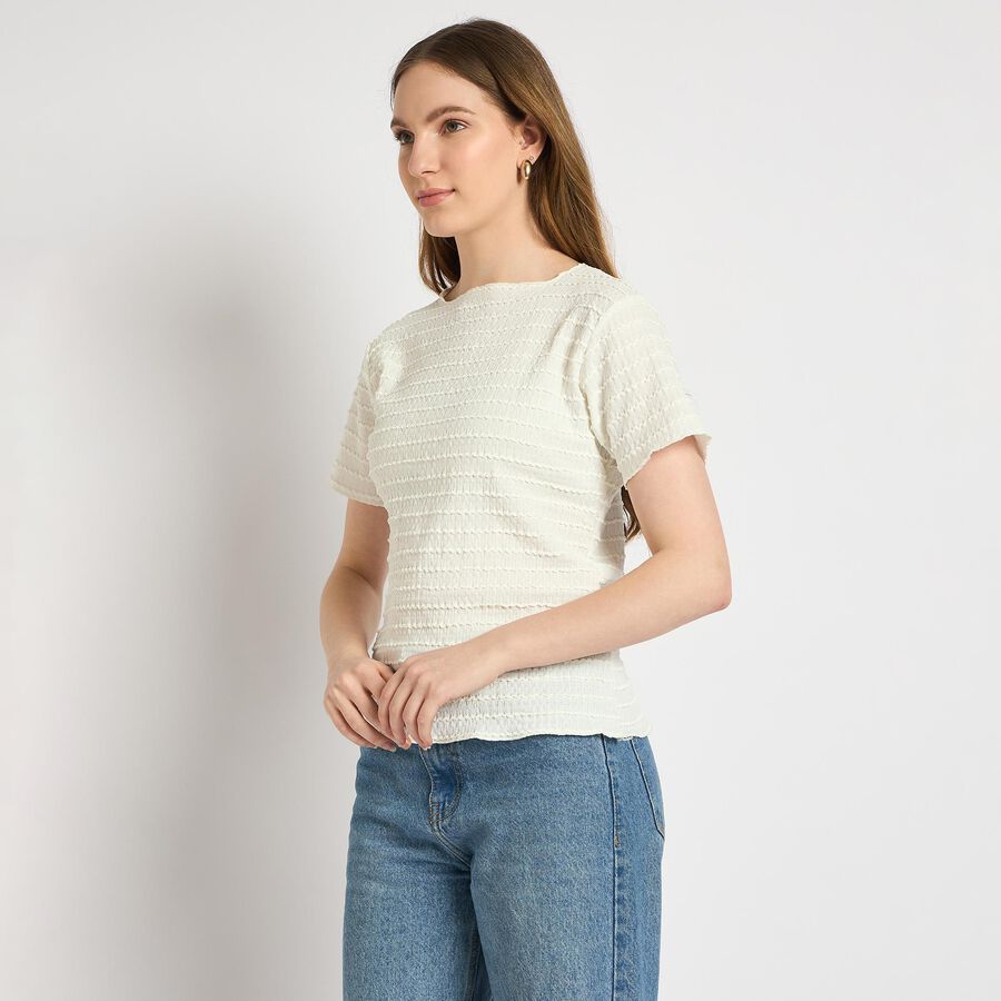 Ladies' Top , Off White, large