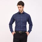 Men's Formal Shirt, Navy Blue, small image number null