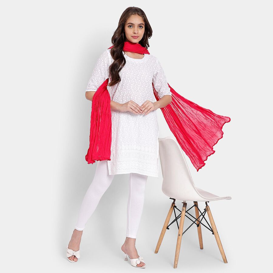 Ladies' Dupatta, Fuchsia, large image number null