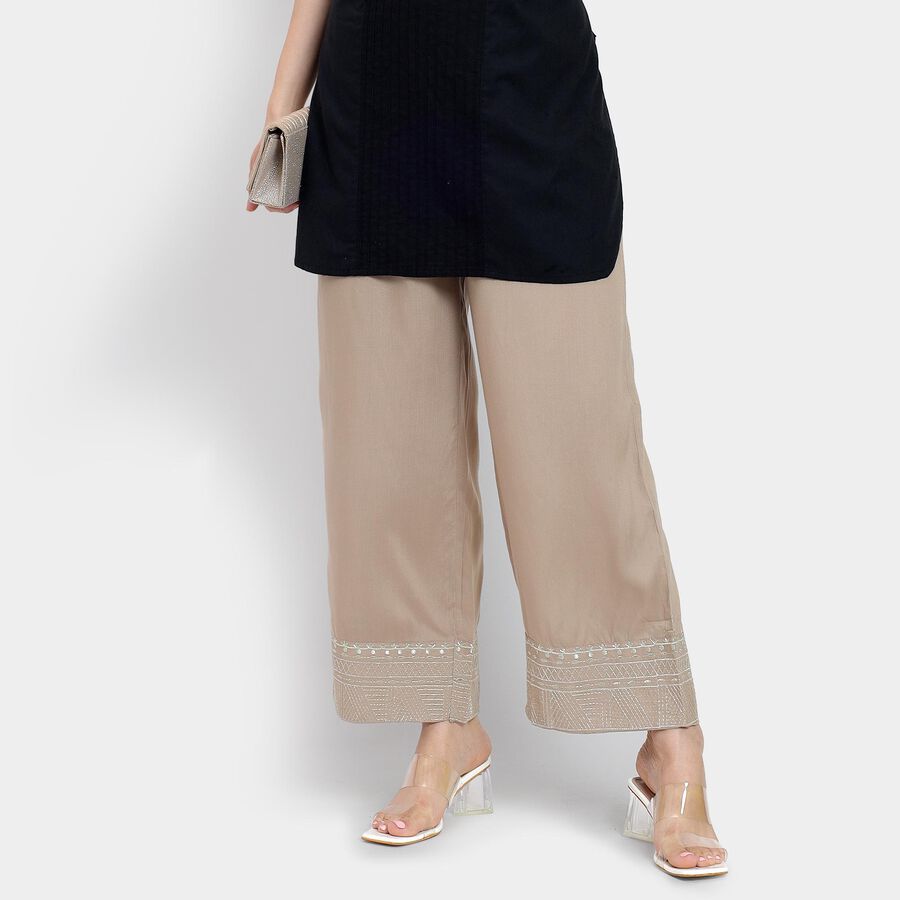 Ladies' Palazzos , हल्का ग्रे, large image number null