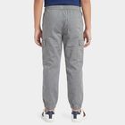 Boys Grey Regular Fit Cargo Trousers, Light Grey, small
