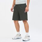 Men's Dark Olive Green Regular Fit Active Bermuda Shorts, Olive, small