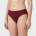 Women's Purple Regular Fit Solid Panty, बैंगनी, small