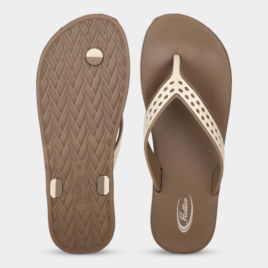 Ladies' Slipper, भूरा, large