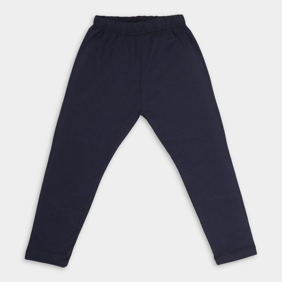Girls' Legging, नेवी ब्लू, large image number null