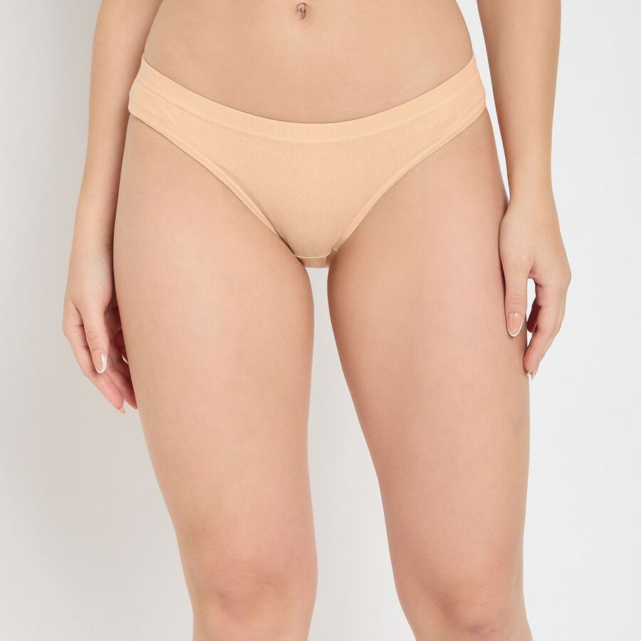 Ladies' 100% Cotton Panty , खाकी, large image number null