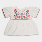 Girls' Blouse, ऑफ व्हाइट, small