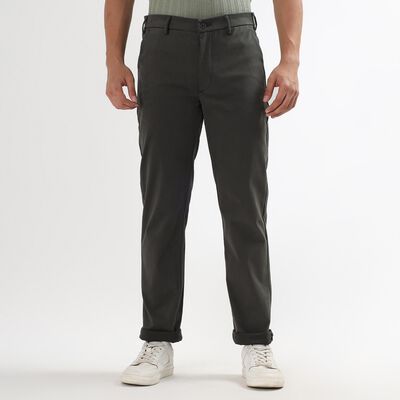 Men's Slim Fit Casual Trousers 