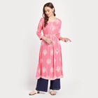 All Over Print Kurta, Pink, small image number null
