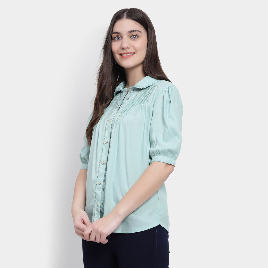 Solid Shirt, Light Green, large image number null