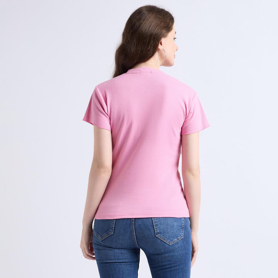 Ladies' Round Neck T-Shirt , Purple, large image number null