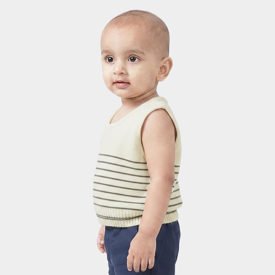 Infants' Off White Sleeveless Thermal, Off White, large