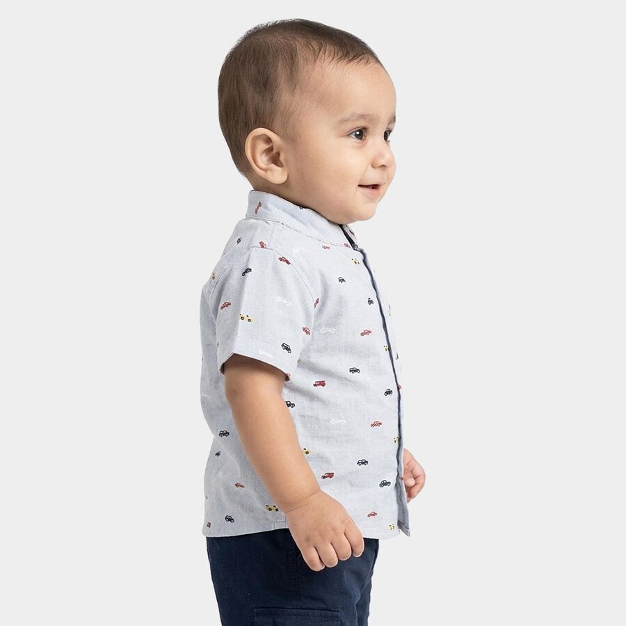 Infants' Shirt, Light Blue, large