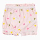 Infants Pastel Pink Cotton Ruffled Bloomers, हल्का गुलाबी, small image number null