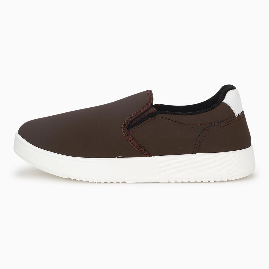 Men's-Casual Shoes, भूरा, large