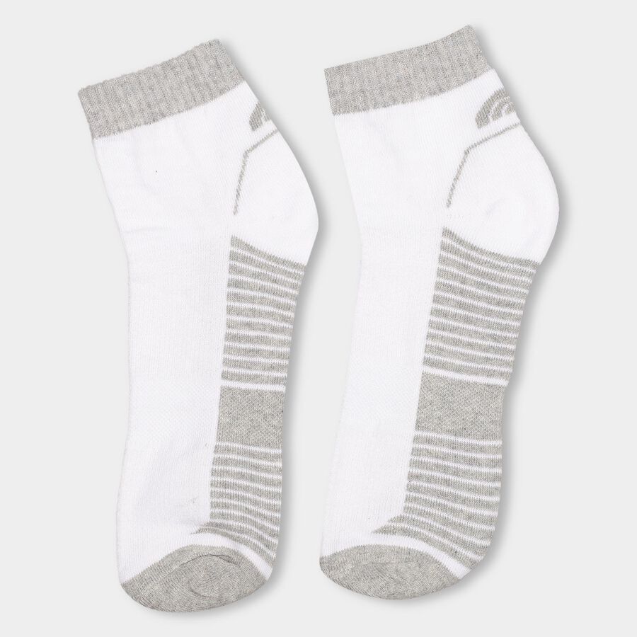 Men's Socks (Pack of 3), Mid Blue, large image number null