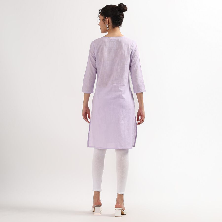 Ladies' 100% Cotton Kurta , Lilac, large image number null