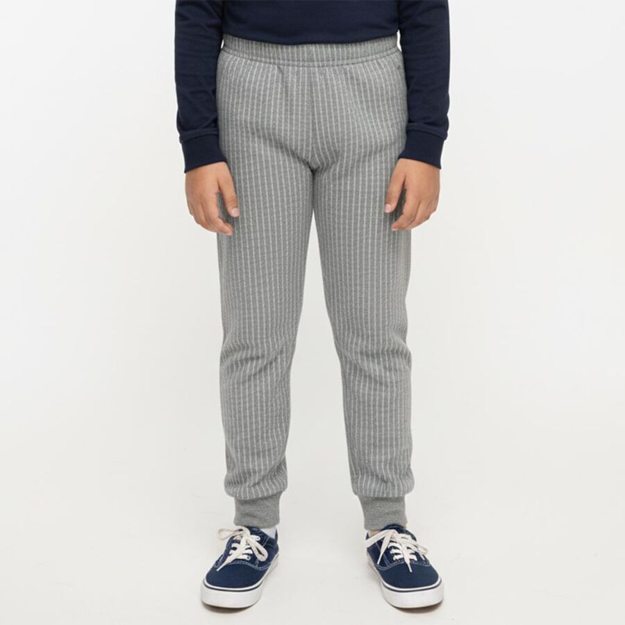 Boys Light Grey Thermal Lower, Melange Mid Grey, large image number null