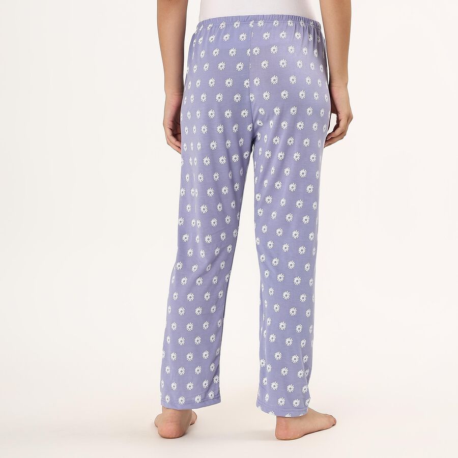 Ladies' Full Length Pyjama , Mid Blue, large image number null