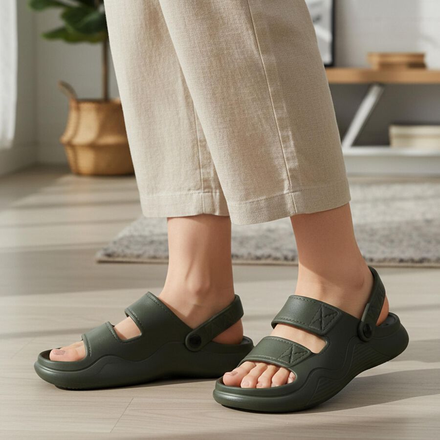 Men's Sandal, Olive, large