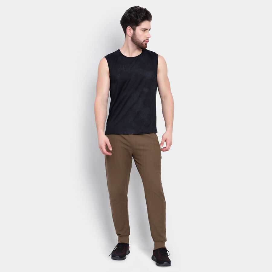 Solid Track Pants, Brown, large image number null