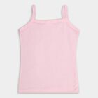 Girl's Cotton Vest, गुलाबी, small image number null