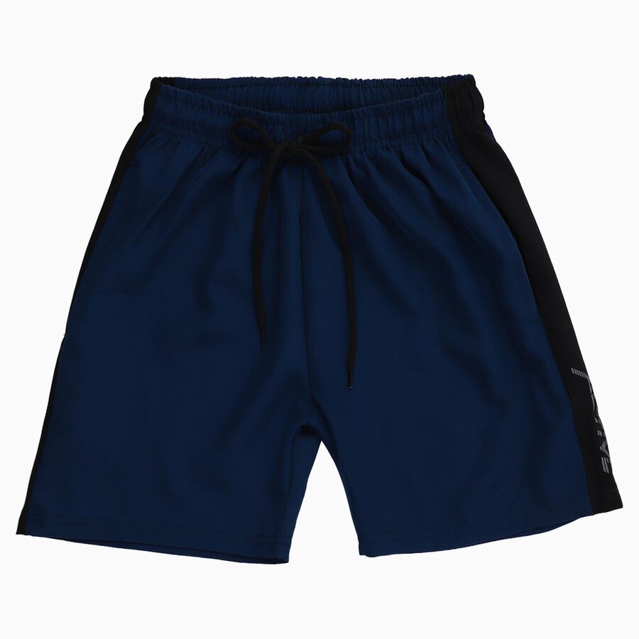 Boys' Bermuda, मध्यम नीला, large image number null