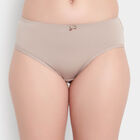 Cotton Printed Panty, Khaki, small image number null
