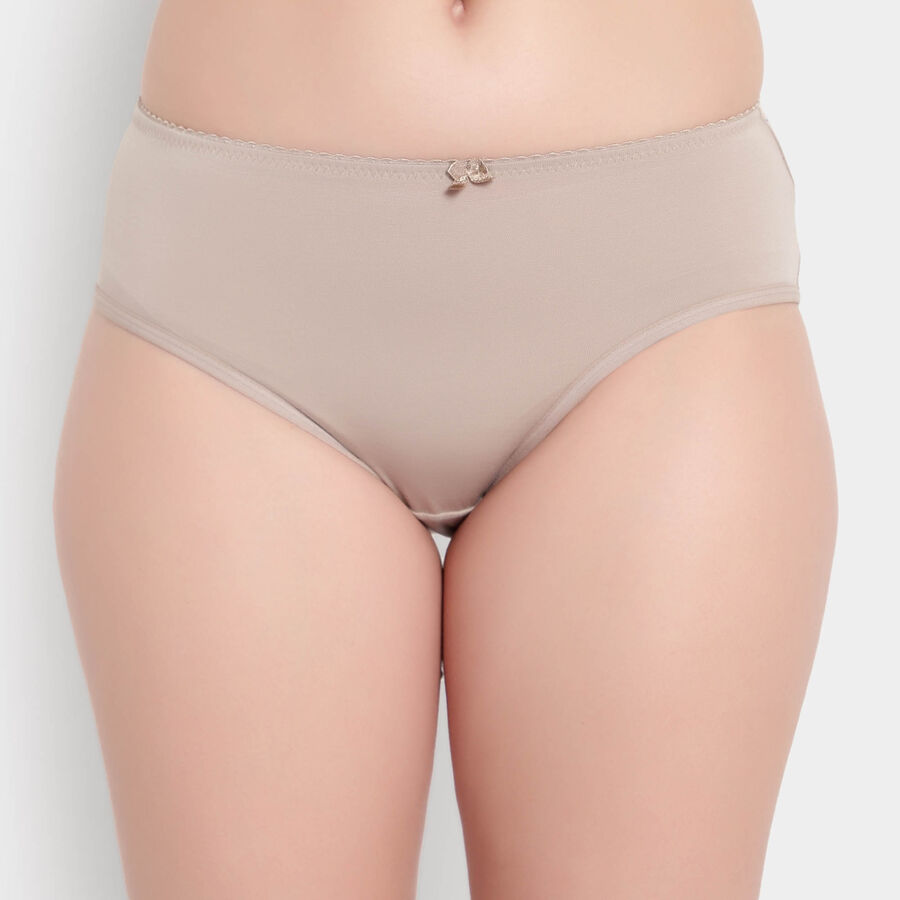 Cotton Printed Panty, Khaki, large image number null