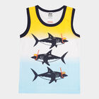 Boys All Over Print T-Shirt, White, small image number null