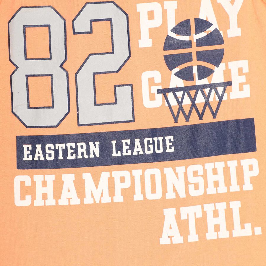 Boys T-Shirt, Orange, large image number null