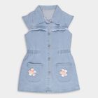 Girls' Frock, Light Blue, small image number null