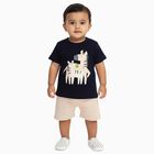 Infants' 100% Cotton Baba Suit, Beige, small image number null