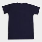 Boys' Half Sleeves T-Shirt, Navy Blue, small image number null