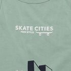 Boys' T-Shirt, हल्का हरा, small