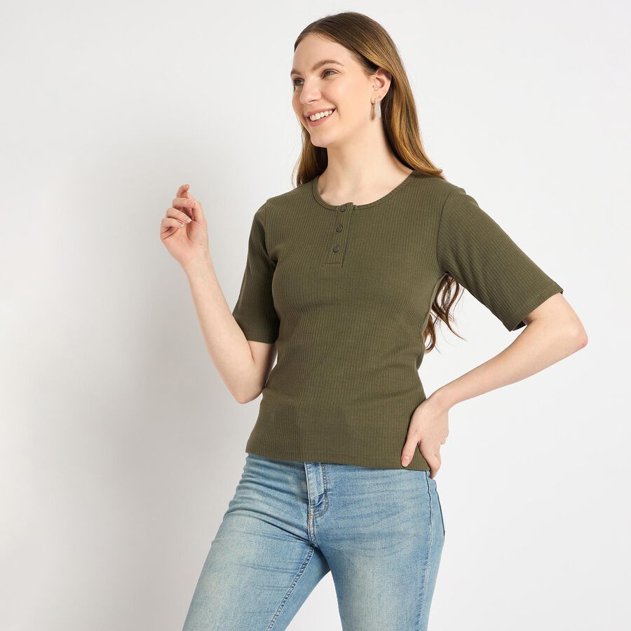 Ladies' Top , ओलिव, large image number null