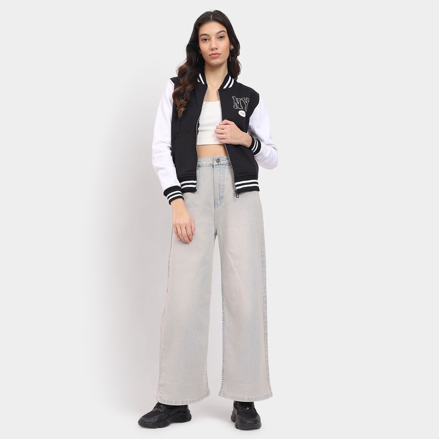 Ladies' Jeans , मध्यम नीला, large image number null