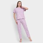 Ladies' Night Suit , Lilac, small image number null