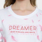 All Over Print Round Neck T-Shirt, सफ़ेद, small image number null