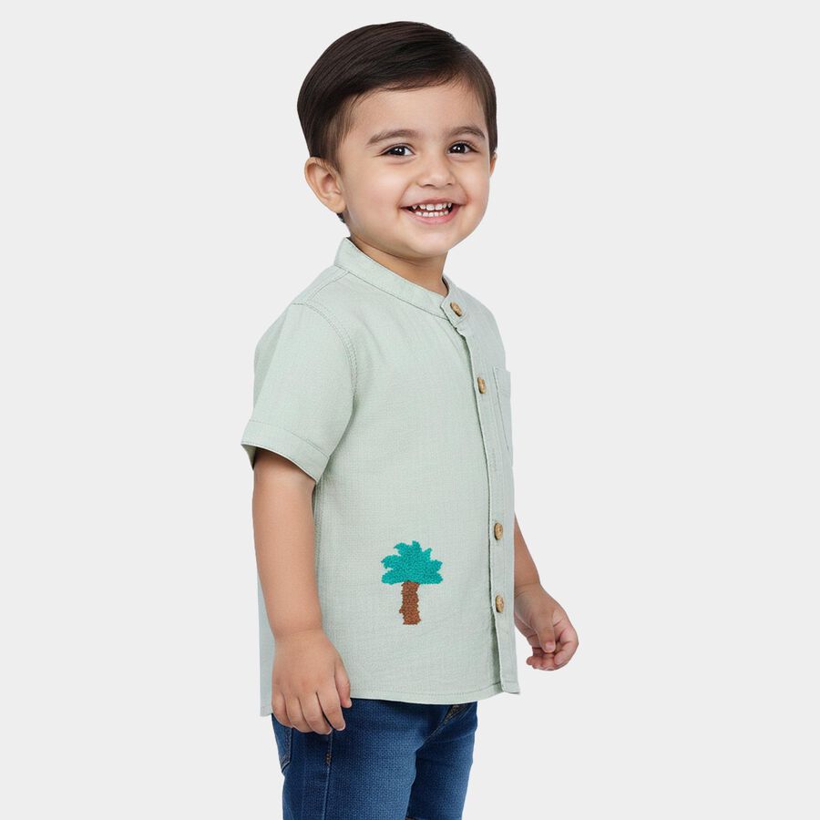 Infants' Shirt, Light Green, large