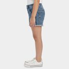 Girls' Shorts, Light Blue, small